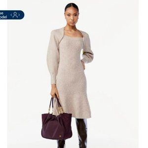 Scoop Women's Square Neck Sweater Dress